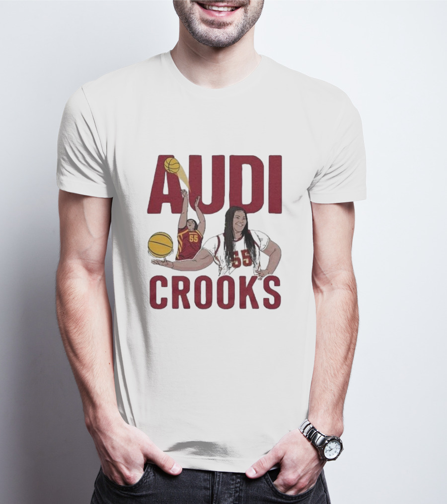 Audi Crooks Iowa State Cyclones Women’s Basketball Number 55 T-Shirt