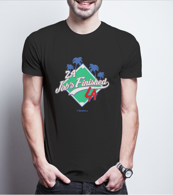 24 Job's Finished LA Palms Green Diamond T-Shirt