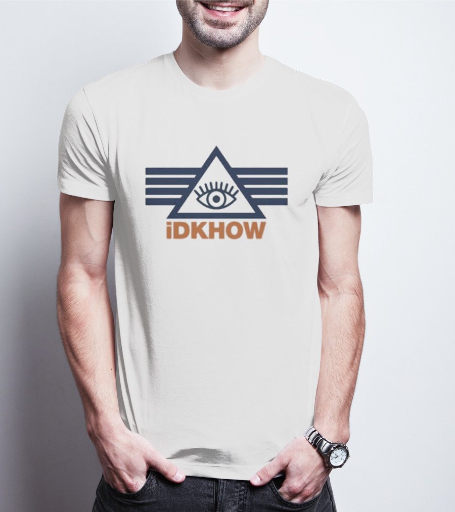 IDKHOW Triangle Eye Stripes T-Shirt