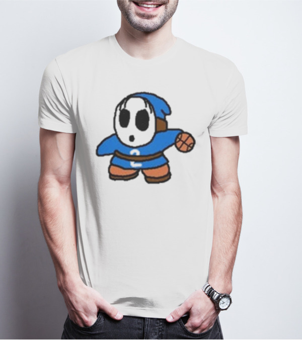 Shy Gilgeous Alexander Basketball Shy Guy Blue 2 T-Shirt