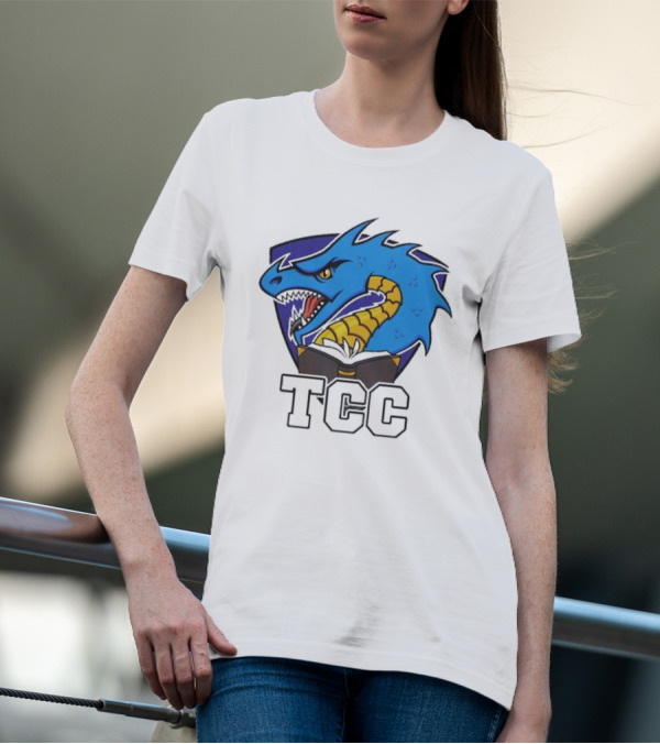 Tolarian Community College Sportsball Dragon Emblem TCC T-Shirt