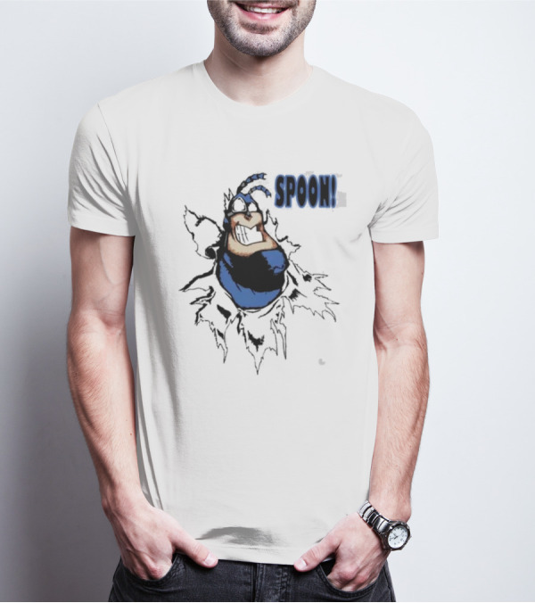 The Tick Cartoon Hero SPOON T-Shirt