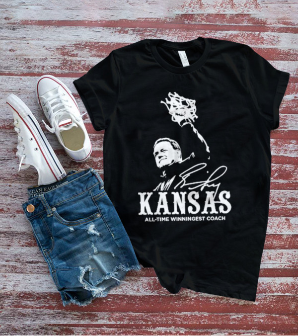 Kansas All-Time Winningest Coach Bill Self Signature T-Shirt