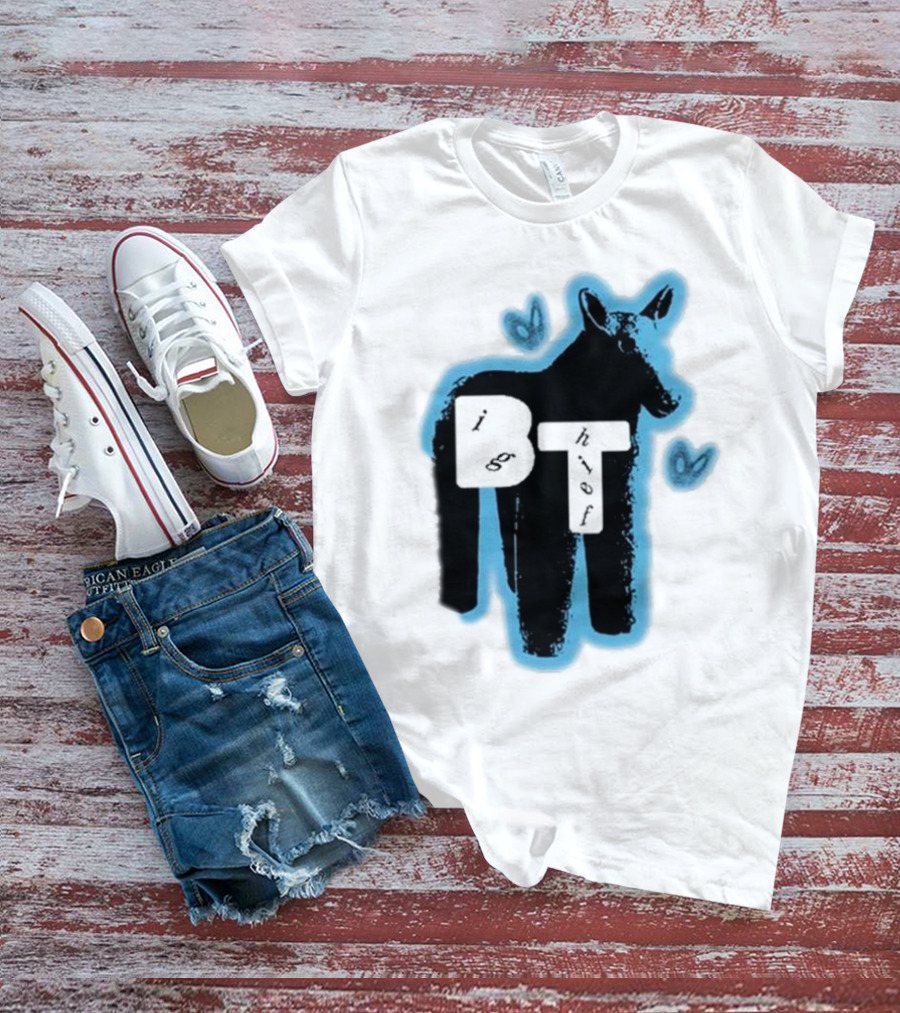 Big Thief BT Creature With Hearts T-Shirt