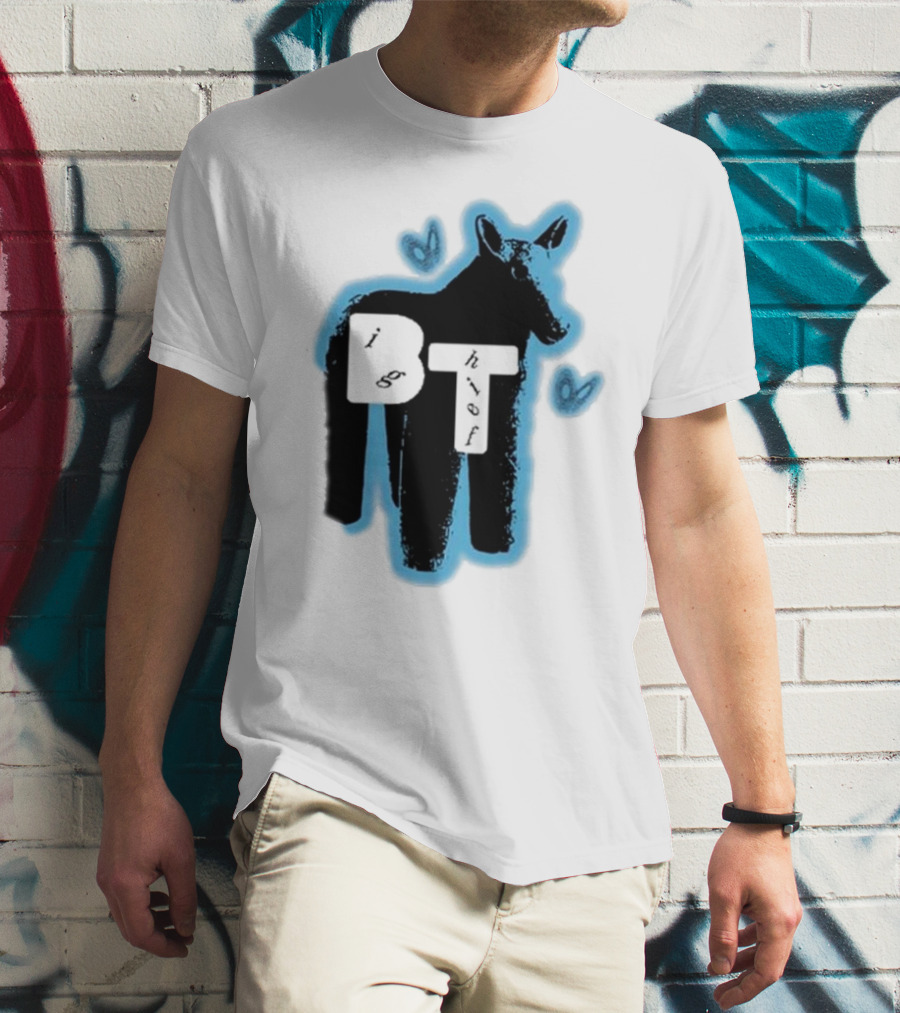 Big Thief BT Creature With Hearts T-Shirt