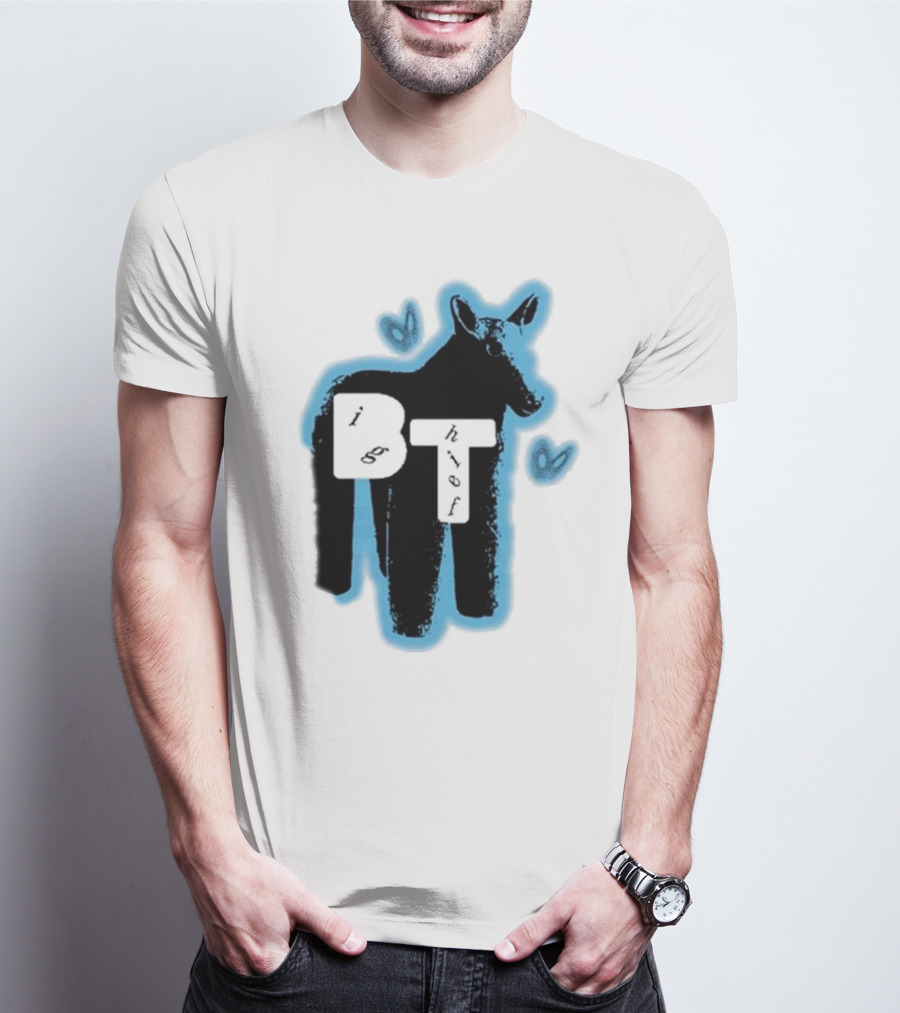 Big Thief BT Creature With Hearts T-Shirt