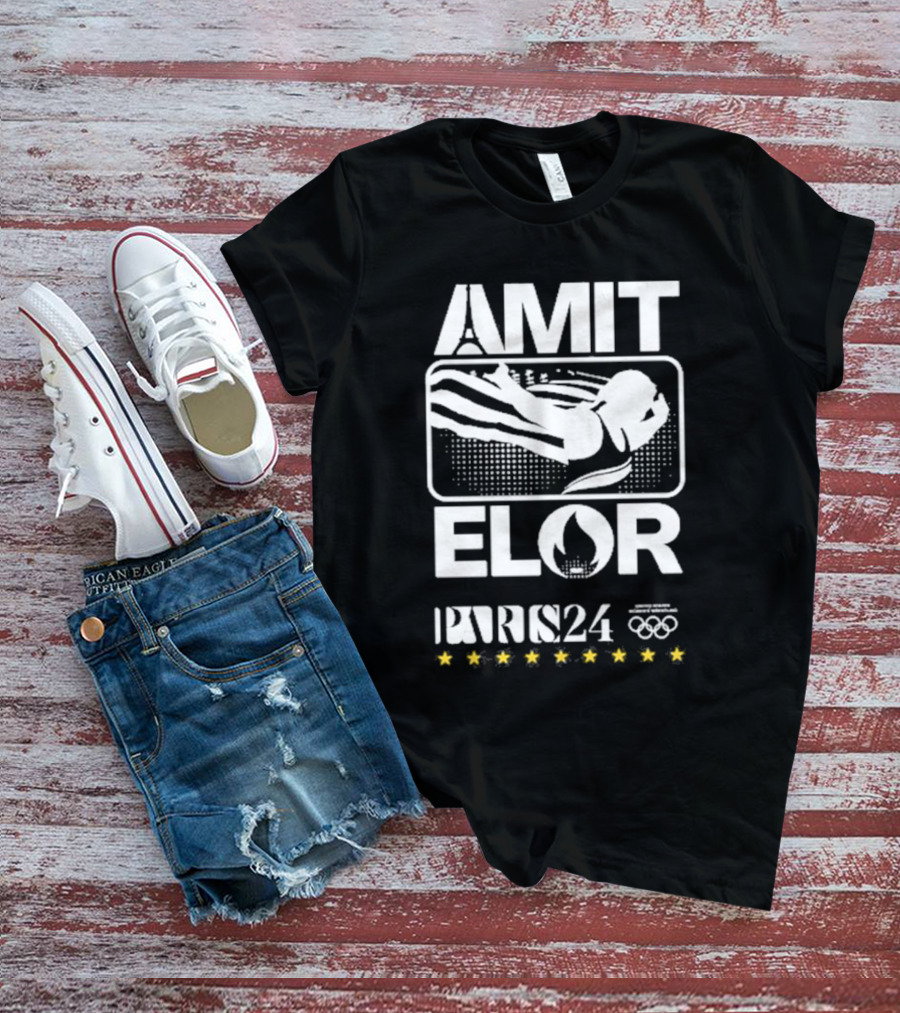 AMIT ELOR PARIS 24 OLYMPICS SWIMMING ICONS T-Shirt