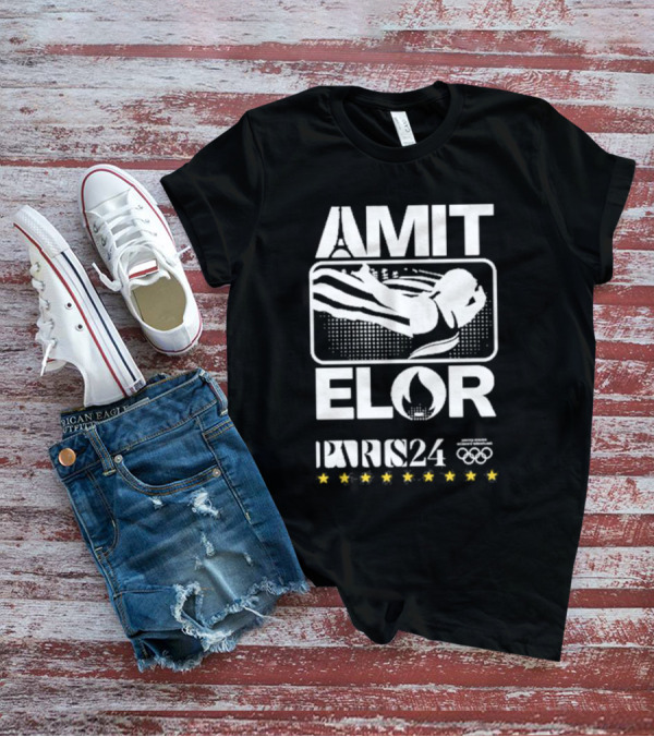 AMIT ELOR PARIS 24 OLYMPICS SWIMMING ICONS T-Shirt