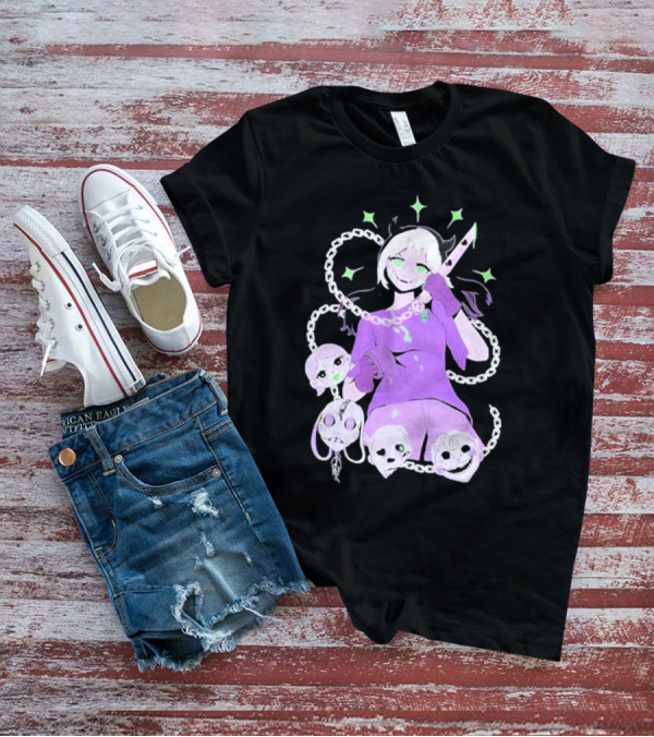 Aspen Chained Masked Figure With Chains And Masks T-Shirt