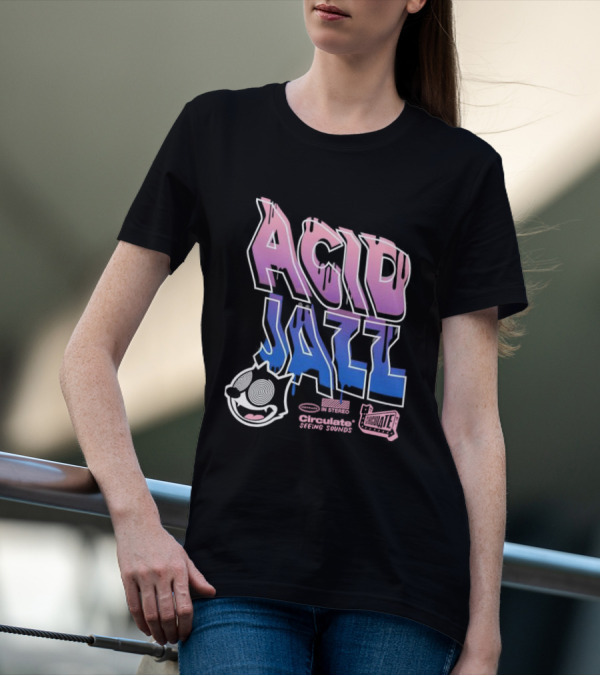 Acid Jazz Circulate Seeing Sounds Housecat In Stereo T-Shirt