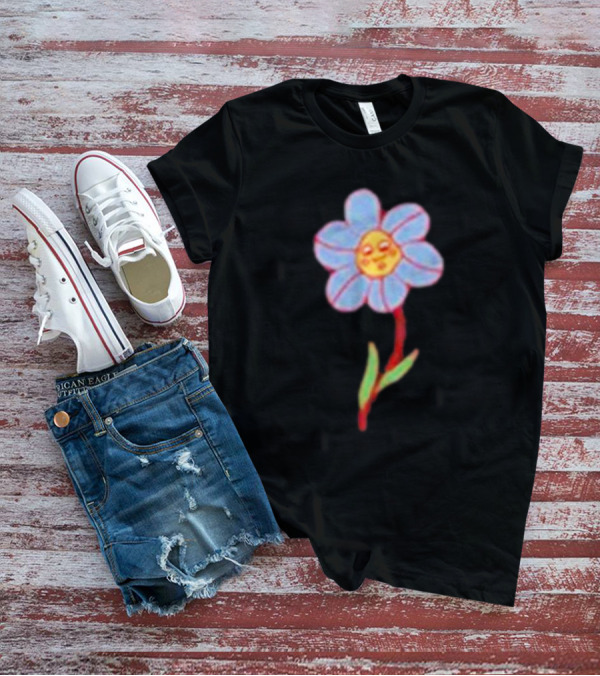 Still Woozy Flower Face Loveseat T-Shirt