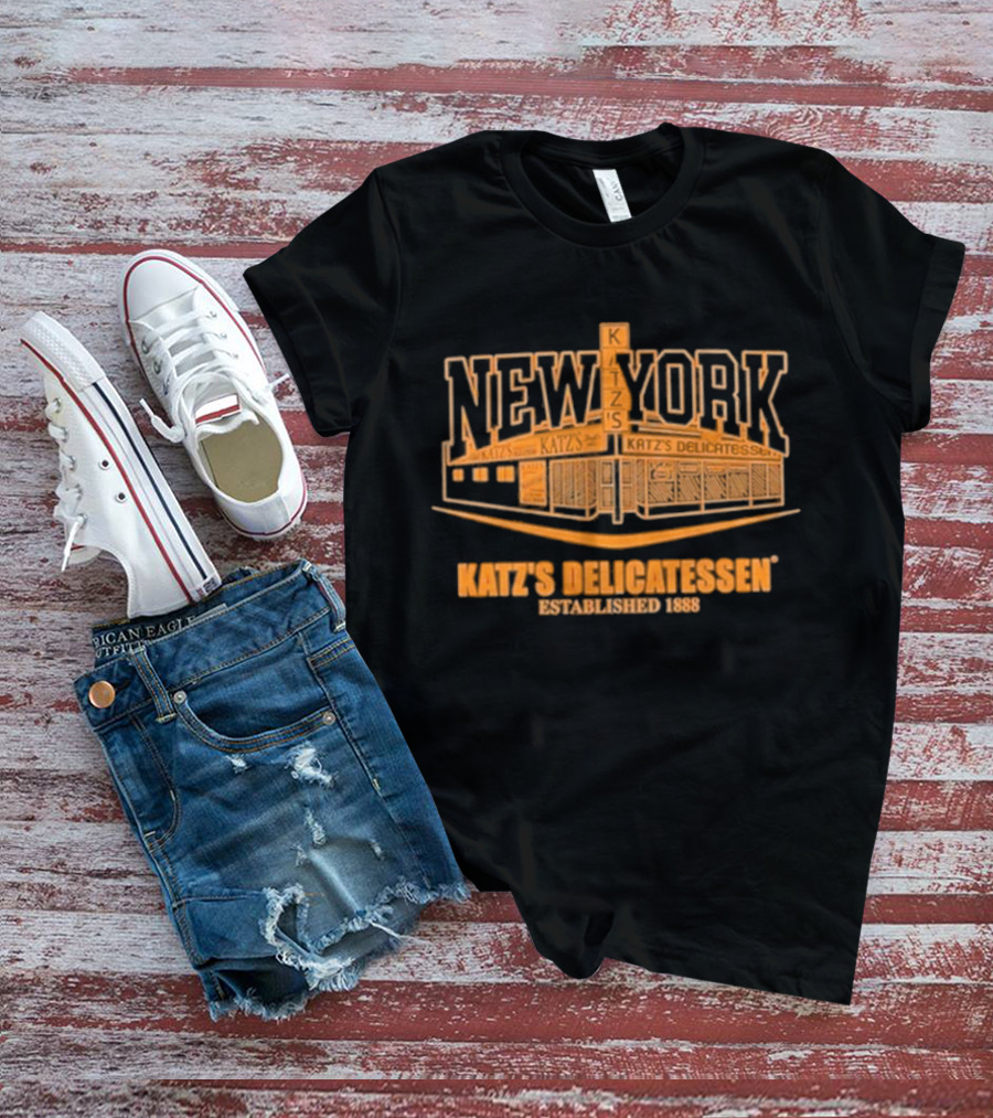 New York Knicks X Katz's Delicatessen Established 1888 Collaboration T-Shirt