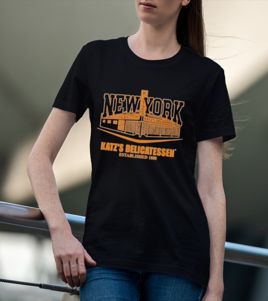 New York Knicks X Katz's Delicatessen Established 1888 Collaboration T-Shirt