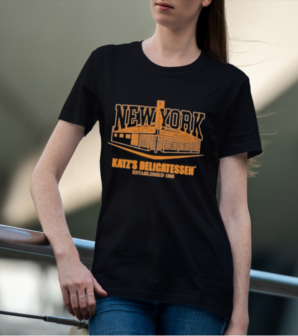 New York Knicks X Katz's Delicatessen Established 1888 Collaboration T-Shirt