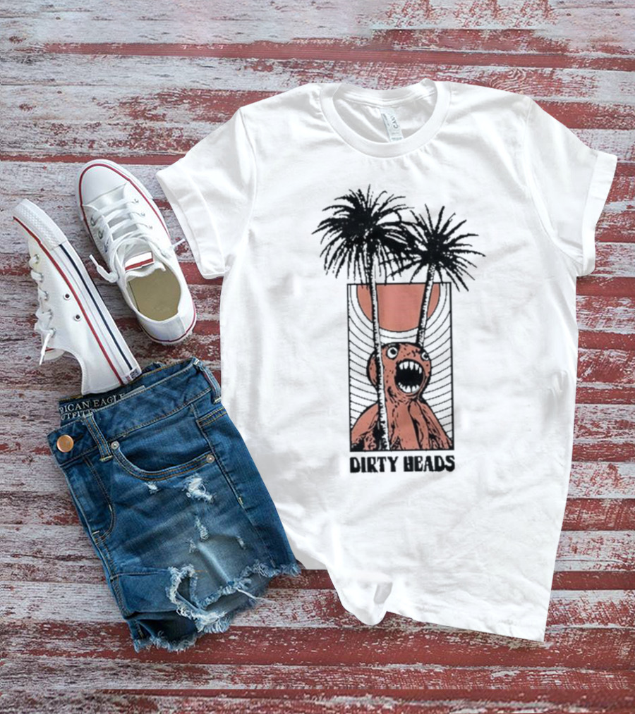 Dirty Heads Sun Scream Creature Palm Trees Holiday T-Shirt