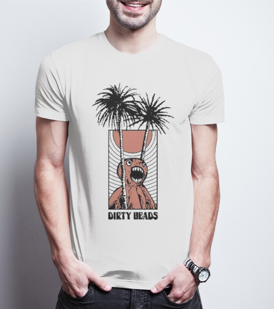 Dirty Heads Sun Scream Creature Palm Trees Holiday T-Shirt