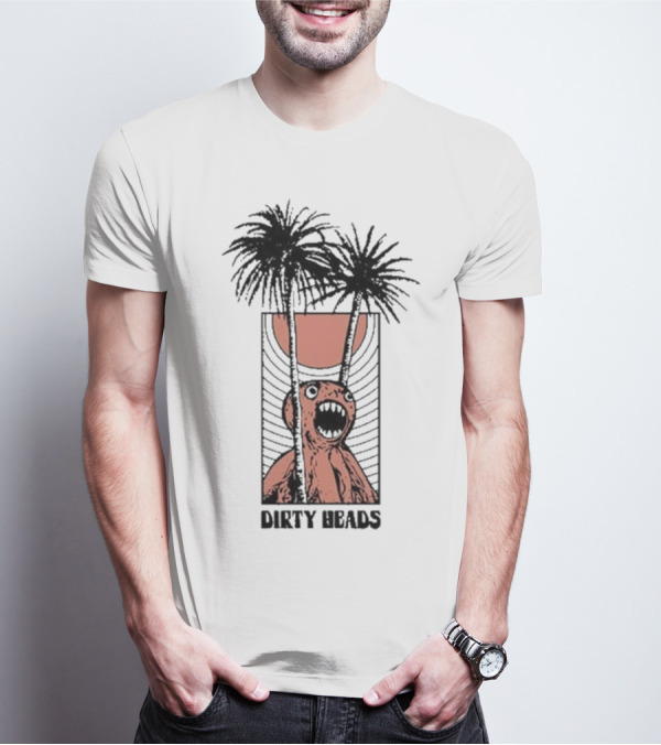 Dirty Heads Sun Scream Creature Palm Trees Holiday T-Shirt