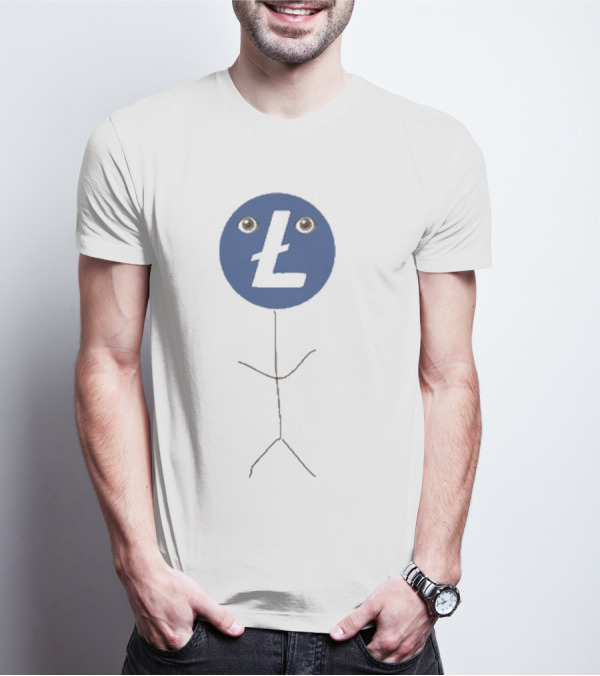 Litecoin Foundation Take The L Stick Figure T-Shirt