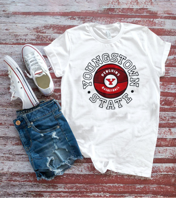Youngstown State Penguins Basketball Y T-Shirt