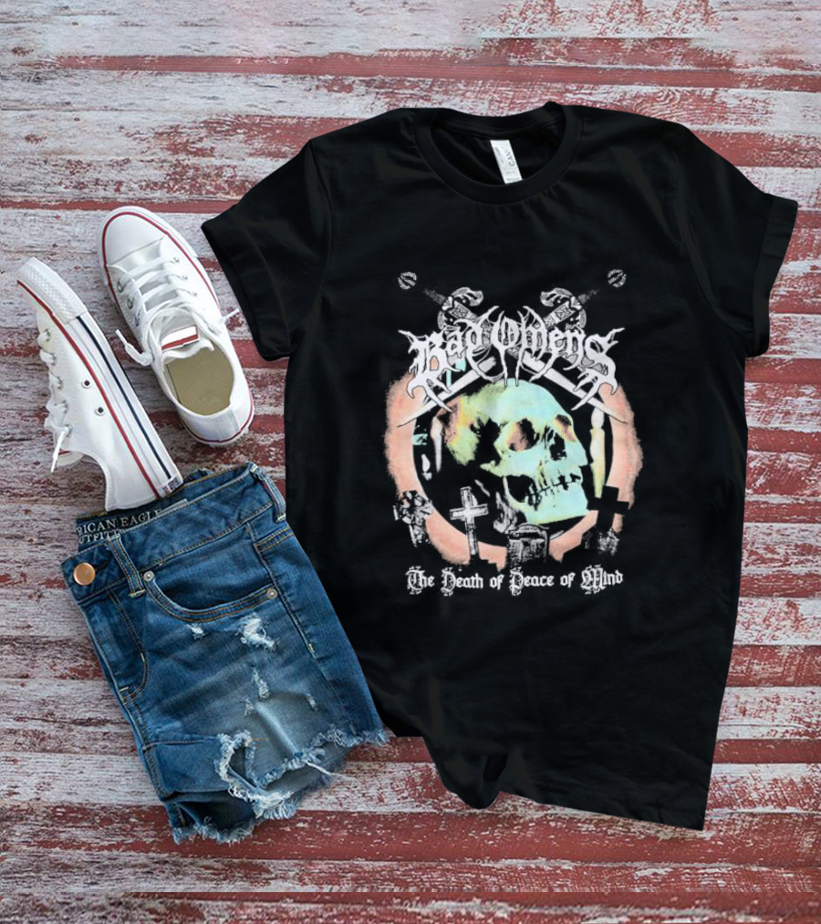 Bad Omens The Death Of Peace Of Mind Skull And Graves T-Shirt