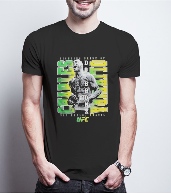Charles Oliveira UFC Fighting Pride Of São Paulo Brazil Do Bronx T-Shirt