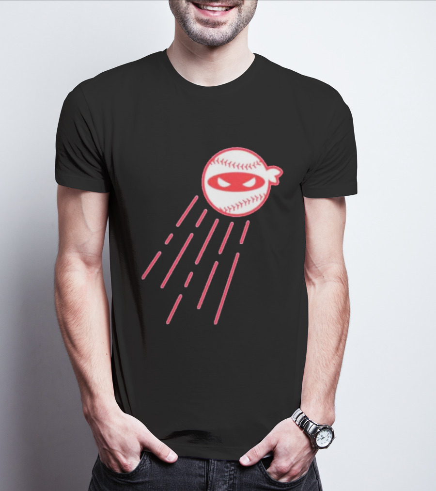 Los Angeles Dodgers Ninja Baseball Pitcher Retro T-Shirt
