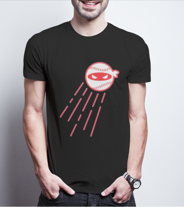 Los Angeles Dodgers Ninja Baseball Pitcher Retro T-Shirt