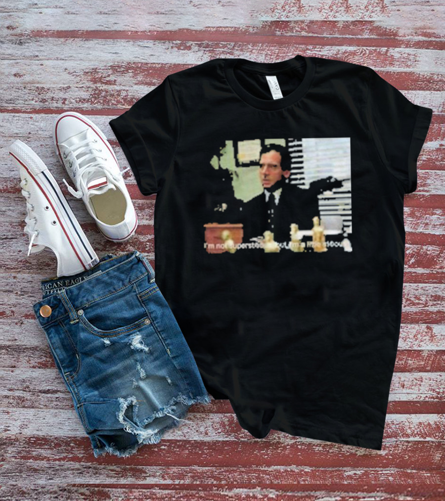 Michael Scott Office Humor I'm Not Superstitious But I'm A Little Stitious T-Shirt