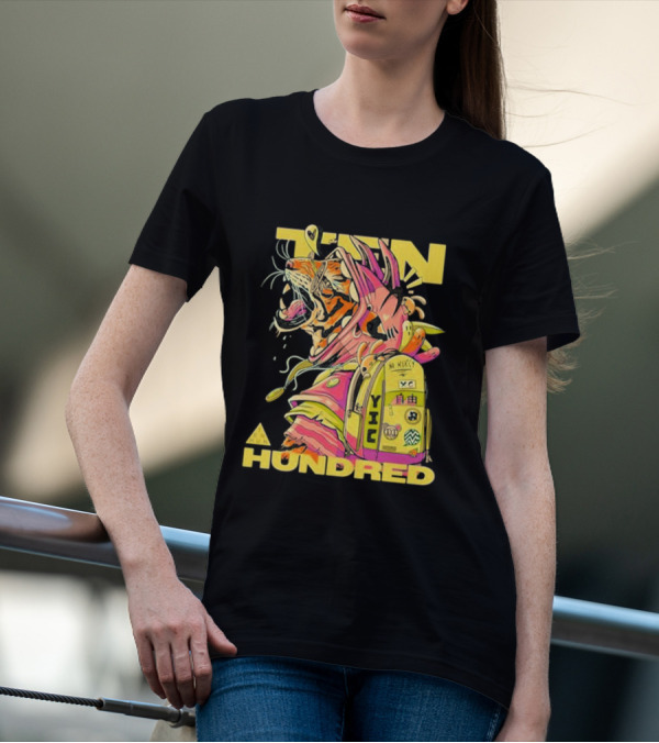 TENHUNDRED Tiger Backpack Wear Your Mask HUNDRED T-Shirt