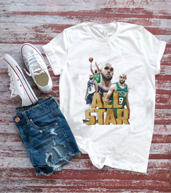 Boston Celtics Derrick White All-Star Player Portrait Collection T-Shirt