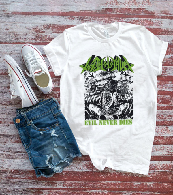 Toxic Holocaust Evil Never Dies Monster Earth Apocalypse Print T-Shirt