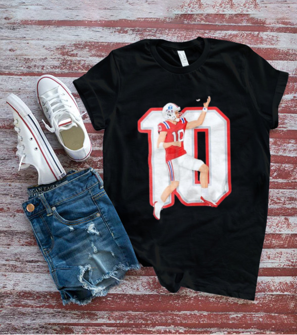 Air Maye Touchdown Flip Football Jersey Number 10 T-Shirt
