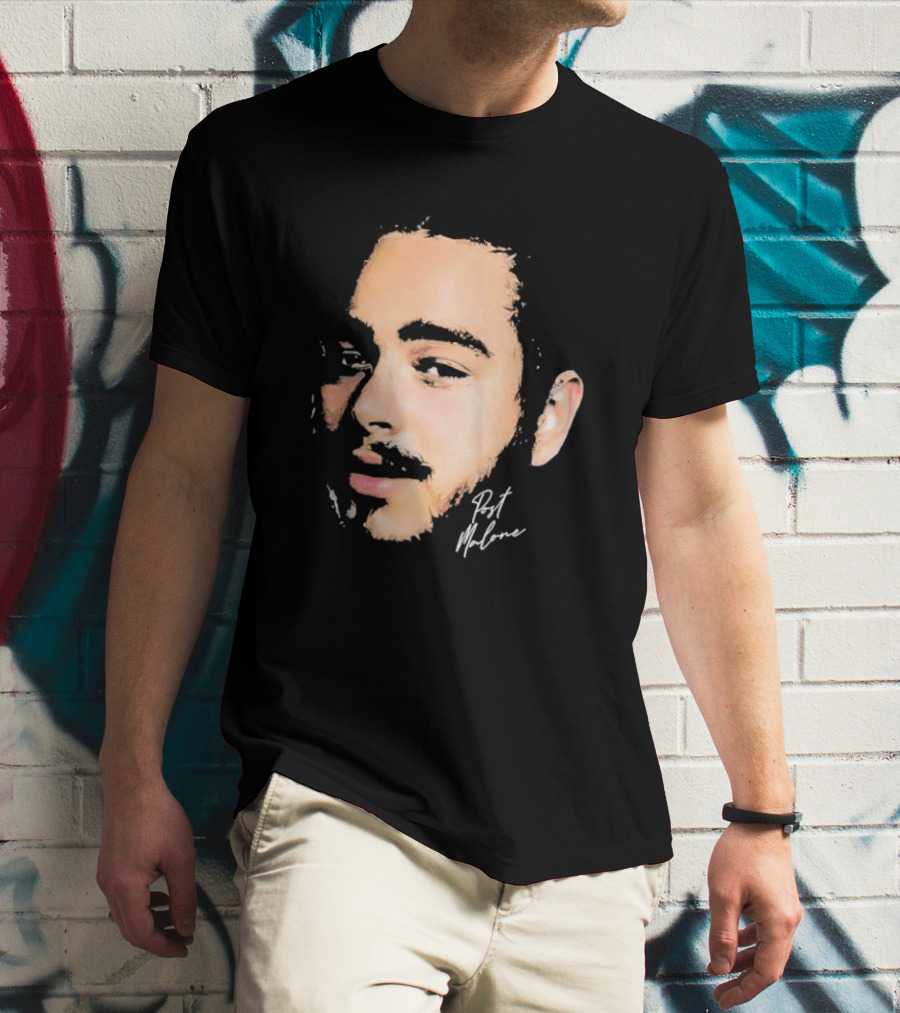 Post Malone Portrait I Like You T-Shirt