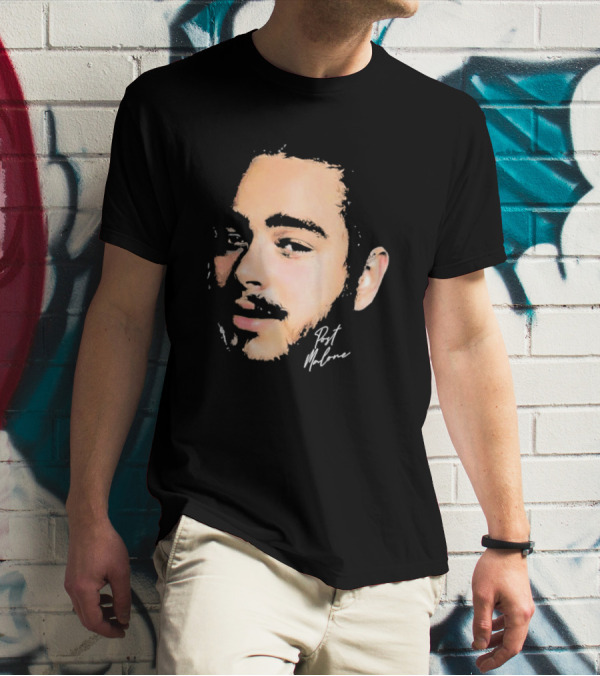 Post Malone Portrait I Like You T-Shirt