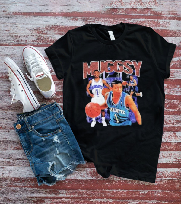 Muggsy Bogues Charlotte Basketball Legend T-Shirt