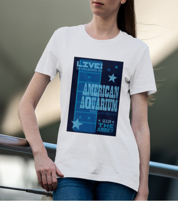 LIVE American Aquarium With Lou Hazel The Abbey Orlando FL 12.3.24 T-Shirt