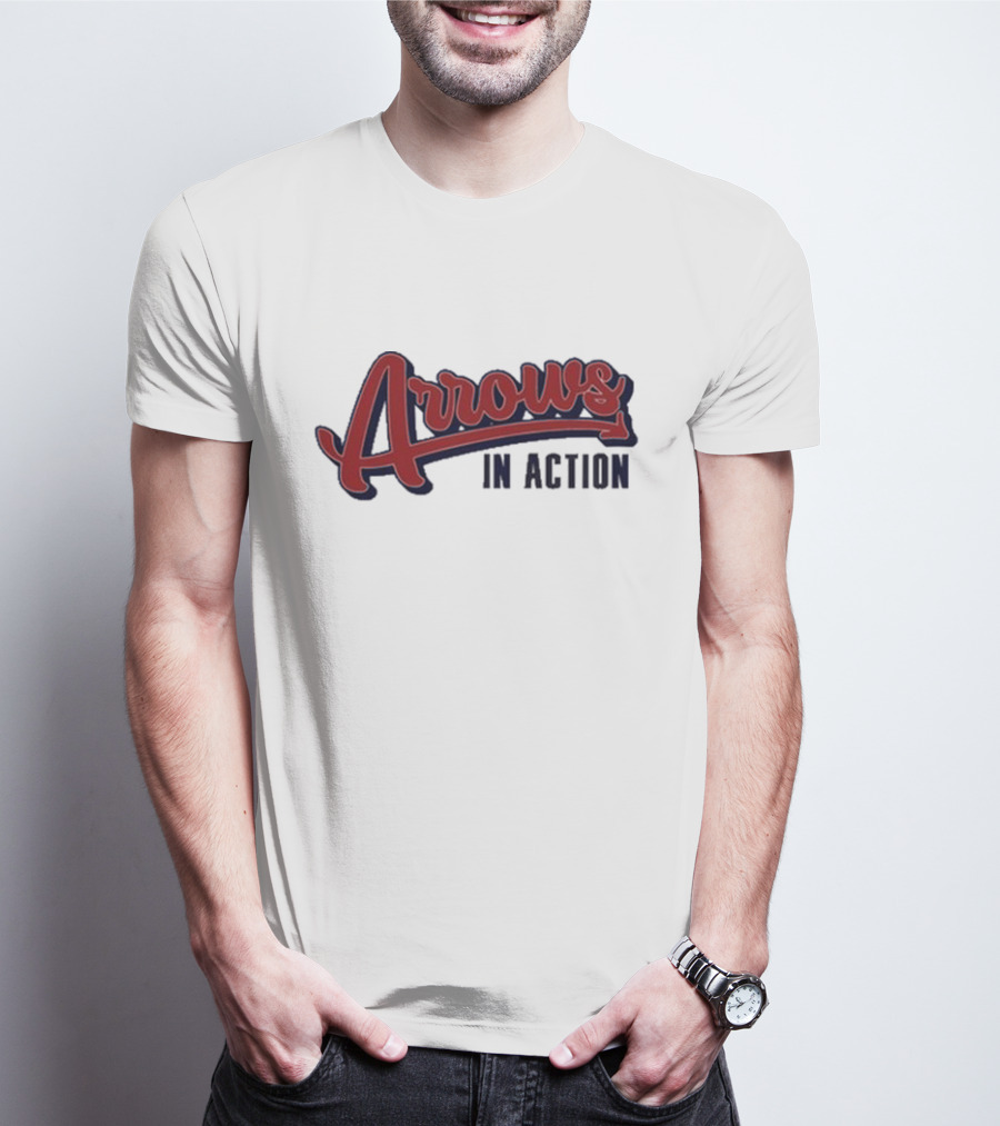 Arrows In Action Athletic Vintage Style Sports T-Shirt