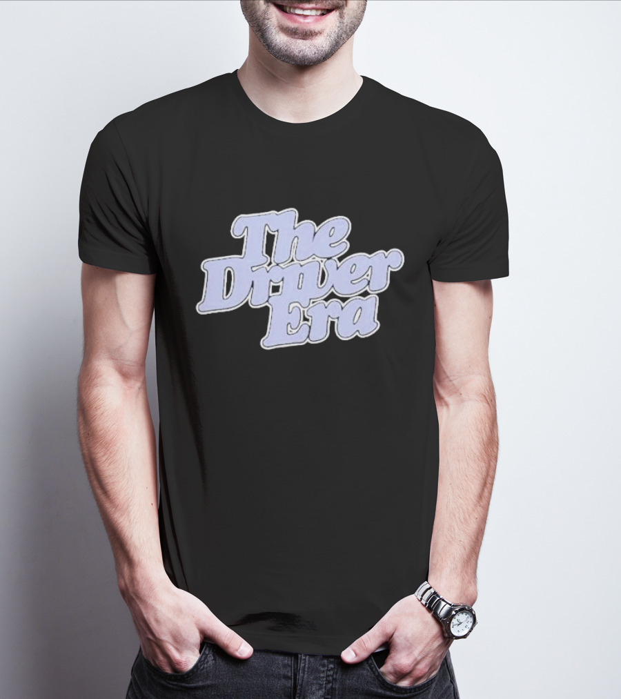 The Driver Era Lavender Text T-Shirt