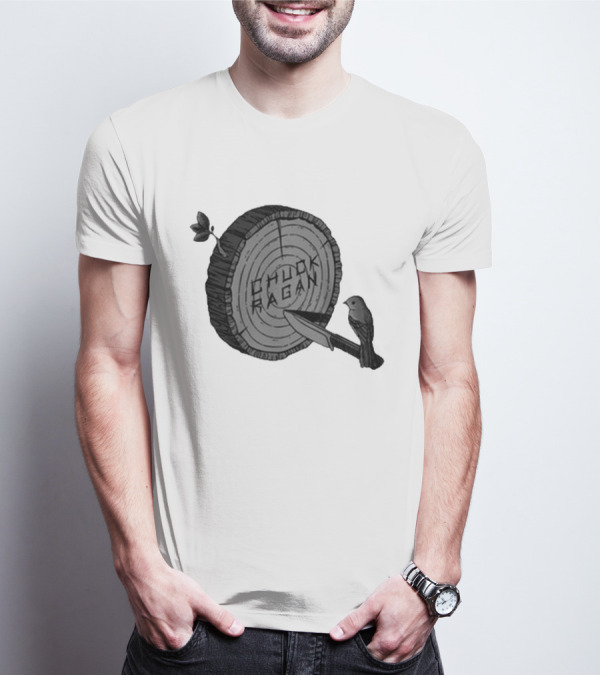 Chuck Ragan Tree Rings Knife Bird T-Shirt