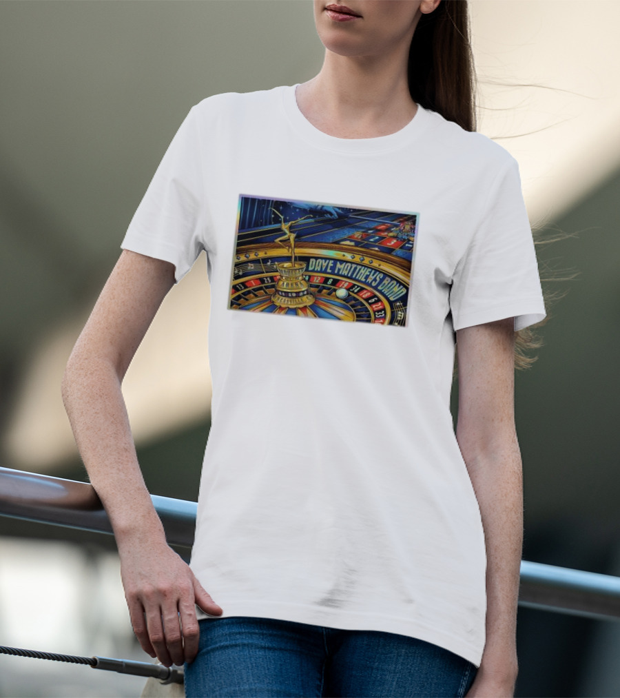Dave Matthews Band Mohegan Sun Arena Roulette T-Shirt