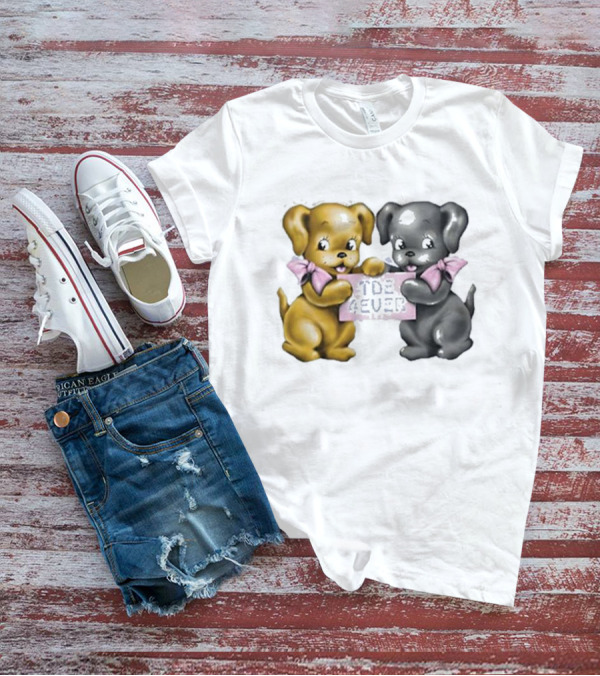 The Driver Era Tde 4ever Dogs With Pink Bows T-Shirt
