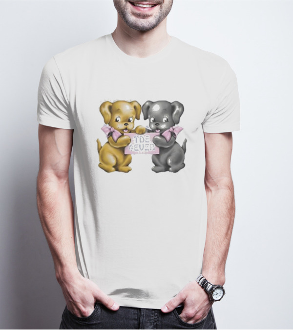 The Driver Era Tde 4ever Dogs With Pink Bows T-Shirt