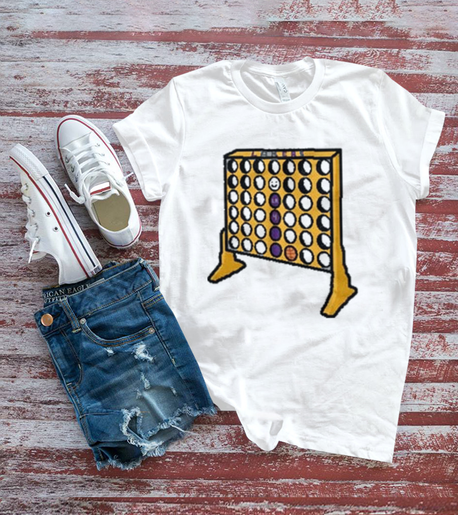 Knecht Four Purple Yellow Basketball Emoji T-Shirt
