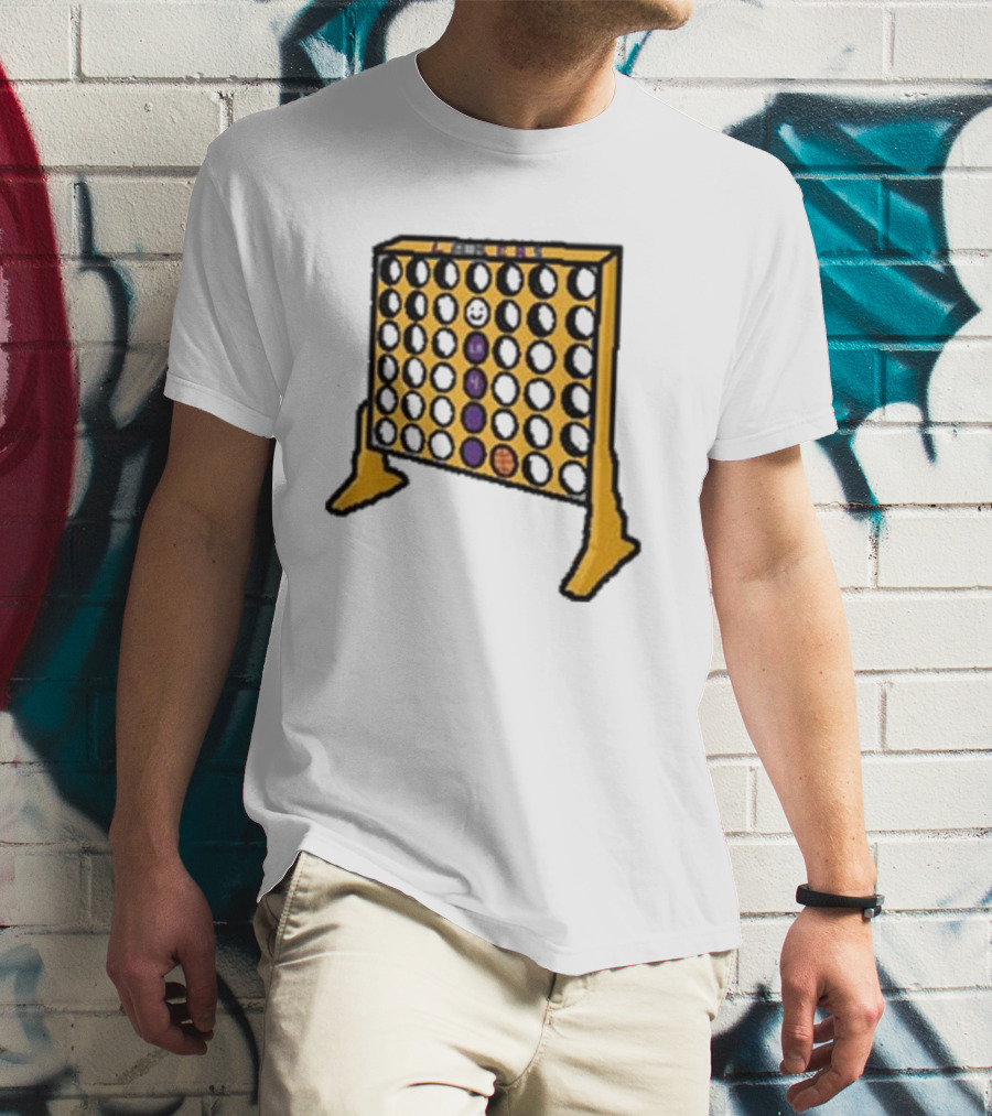 Knecht Four Purple Yellow Basketball Emoji T-Shirt