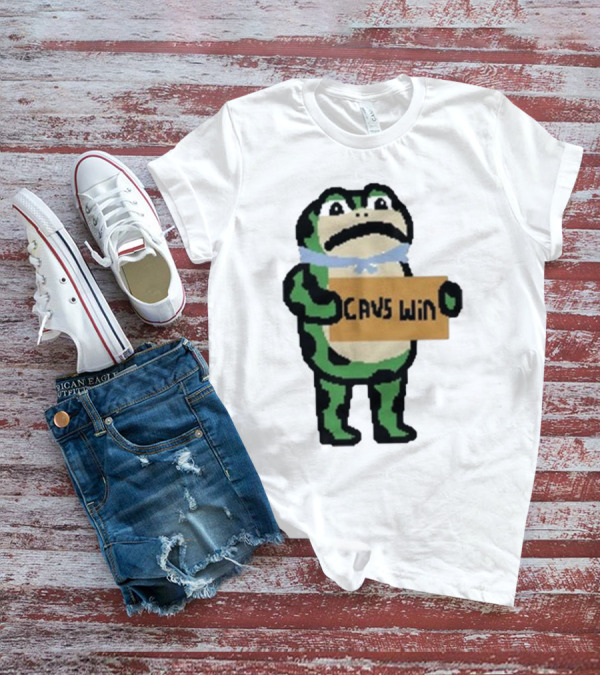 Cavs Win Victory Frog Pixel T-Shirt