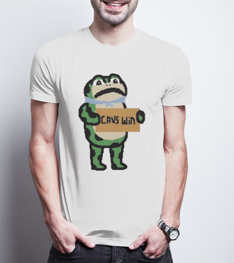 Cavs Win Victory Frog Pixel T-Shirt