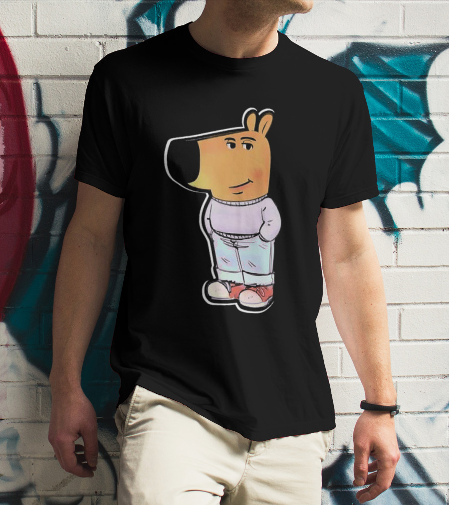 I Don't Know Who This Is. My New Character Is A Chill Guy In Relaxed Outfit With Hands In Pockets T-Shirt