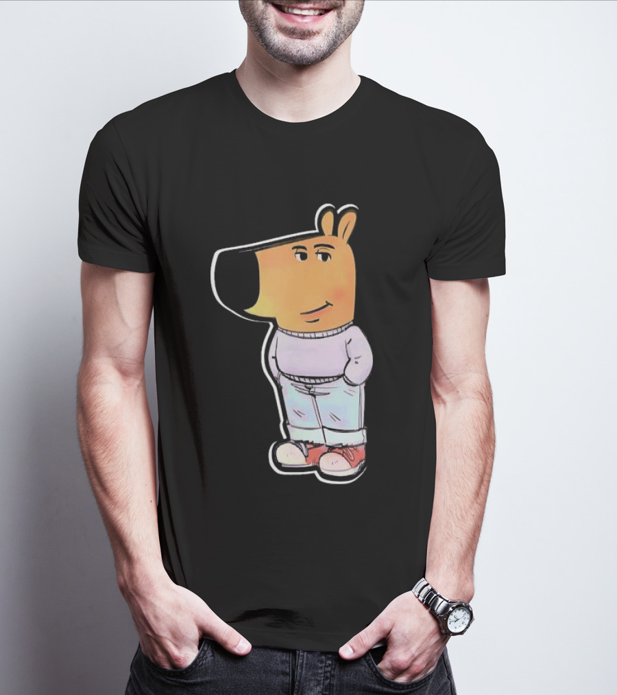 I Don't Know Who This Is. My New Character Is A Chill Guy In Relaxed Outfit With Hands In Pockets T-Shirt