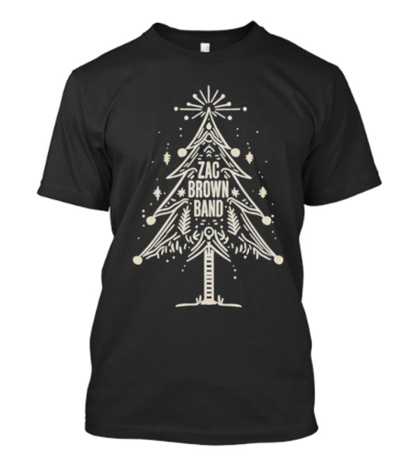 Zac Brown Band Denim Christmas Tree T-Shirt