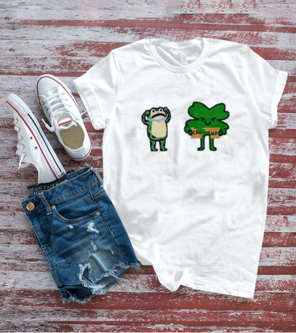 Celtics Take Down The Cavs Cavs Win Frog And Clover NBA Paint T-Shirt
